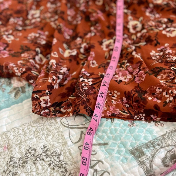 Lost + Wander Terracota Bloom Halter Maxi Dress Floral - Picture 8 of 8